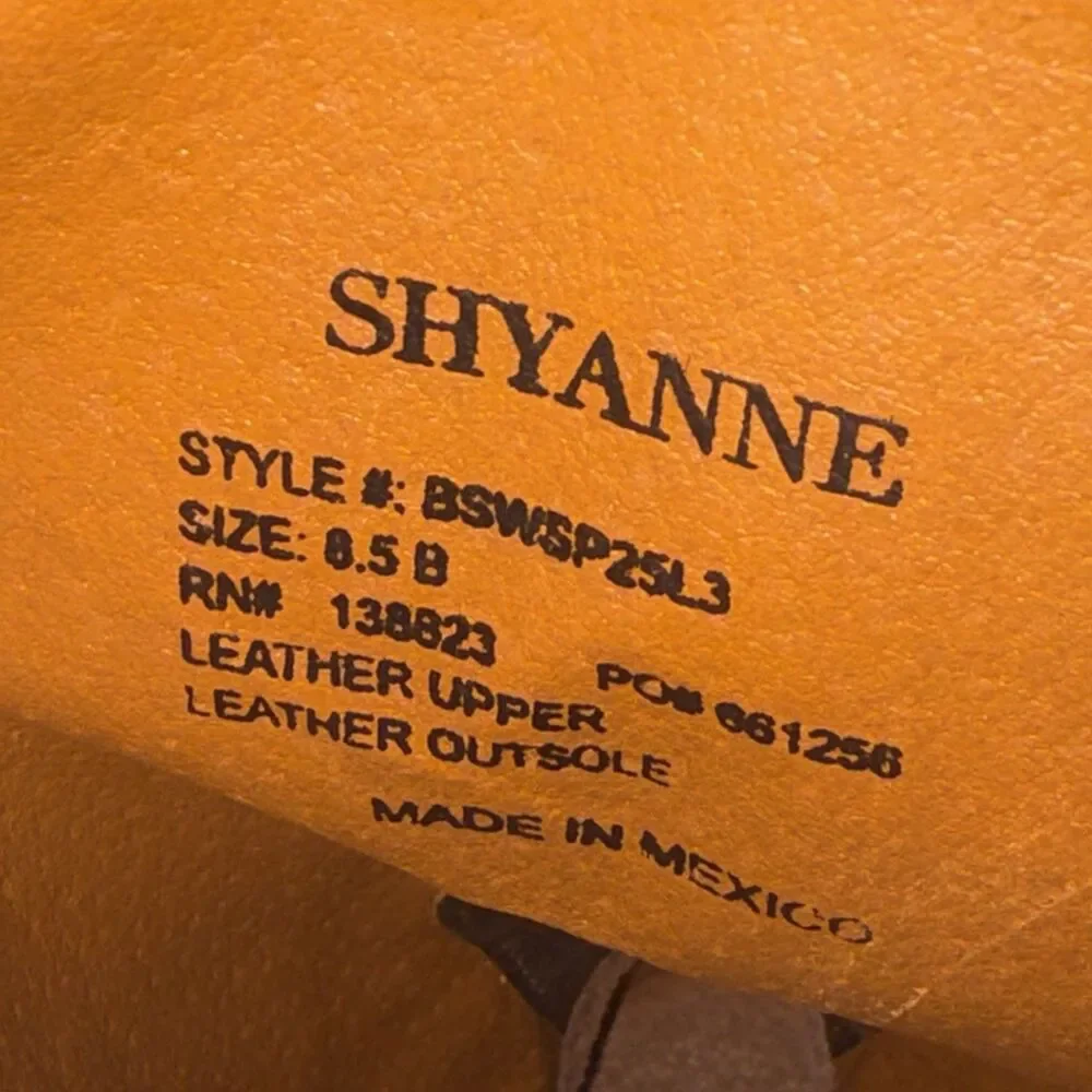 Shyanne Brown Leather Western Knee-High Cowboy Boots